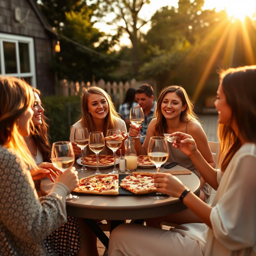Long afternoons, shared plates